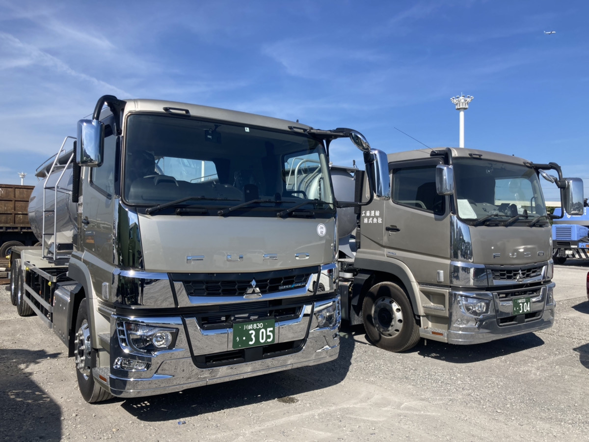 15t積バラセメント（三菱ふそう　スーパーグレート　オートマチック車）