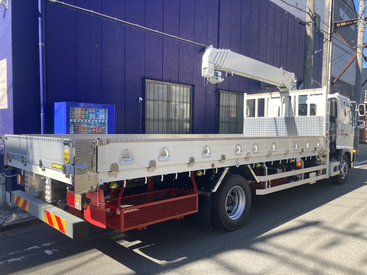 ７t積クレーン付平ボディ（日野自動車　レンジャー　タダノクレーン付）